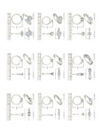 200 solitaires Rings 3dm C 8 16