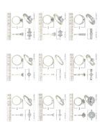 200 solitaires Rings 3dm C 8 18