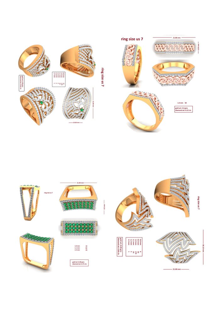 60 Cocktail Ladies Rings 01