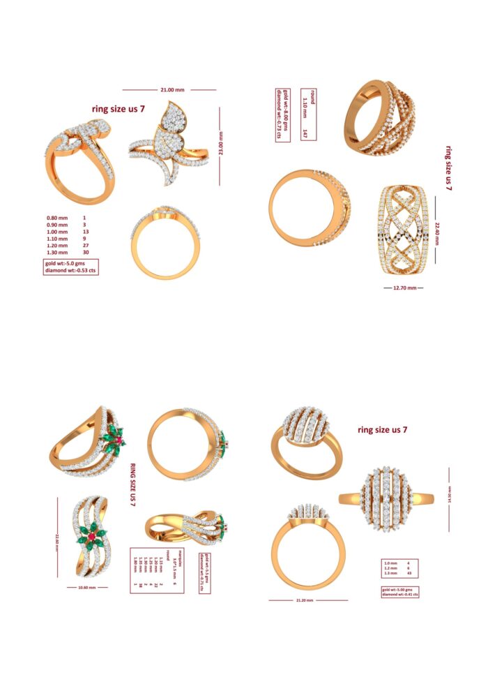 60 Cocktail Ladies Rings 06