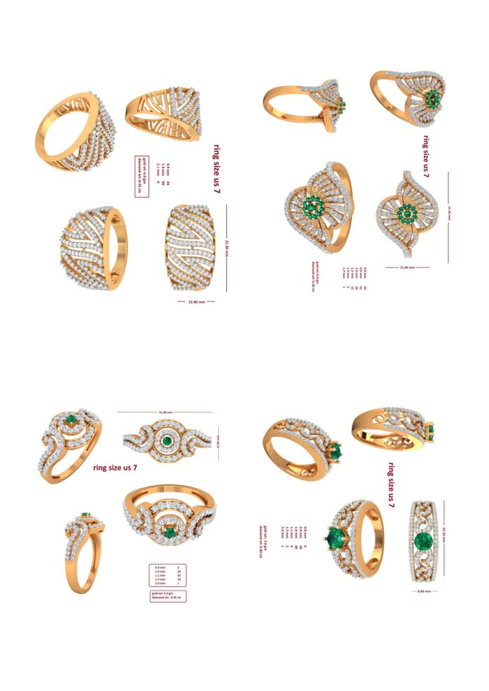 60 Cocktail Ladies Rings 14