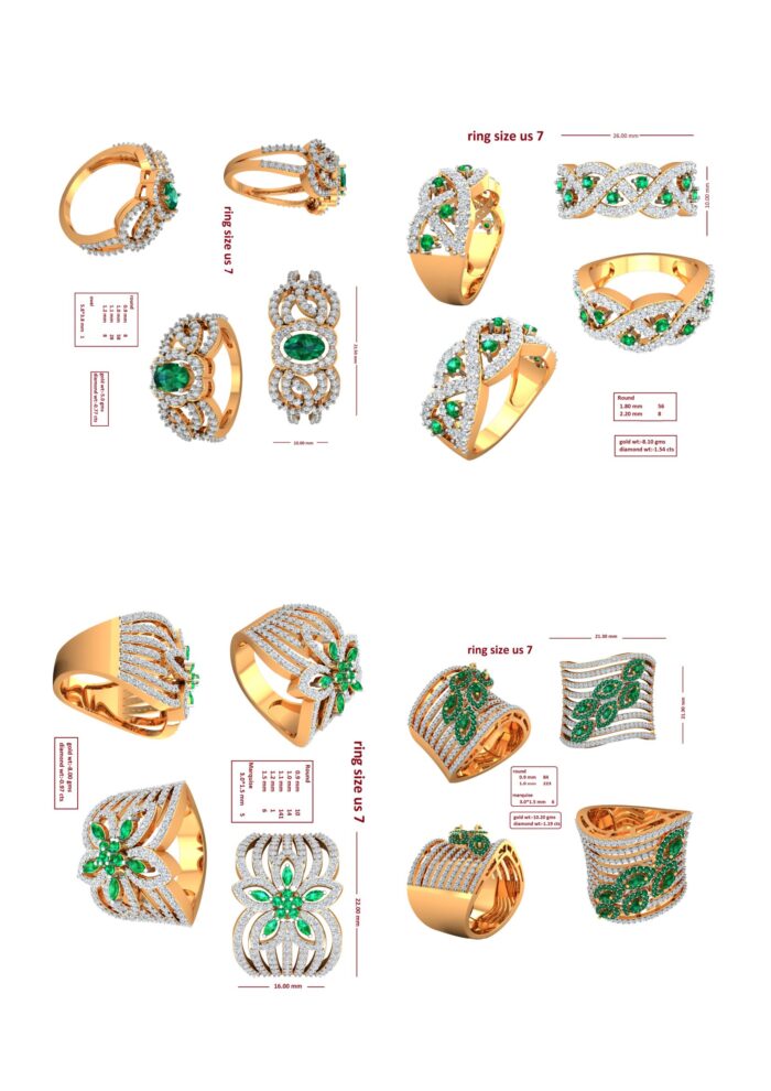 60 Cocktail Ladies Rings 15