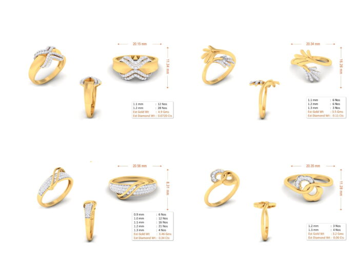 55 ladies rings 3dm and mgx 06