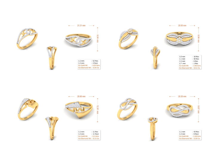55 ladies rings 3dm and mgx 08