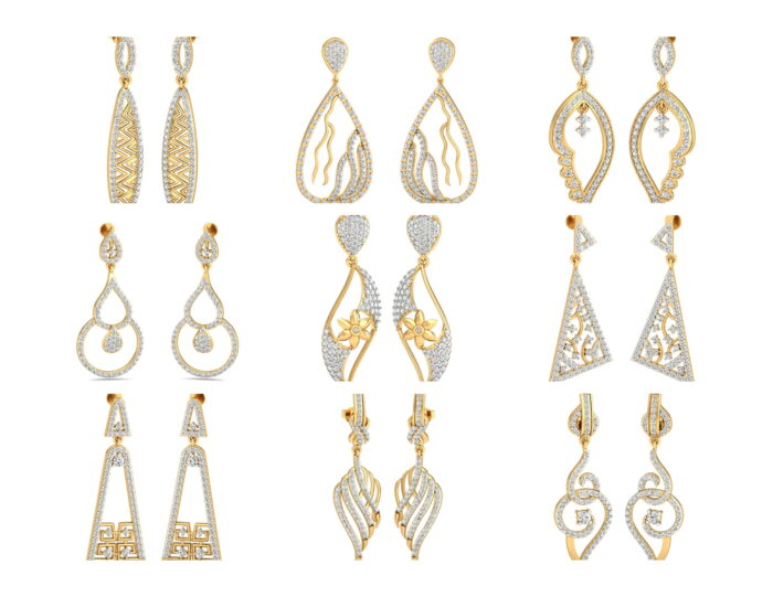 100 long earrings 03