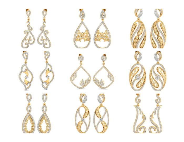 100 long earrings 04