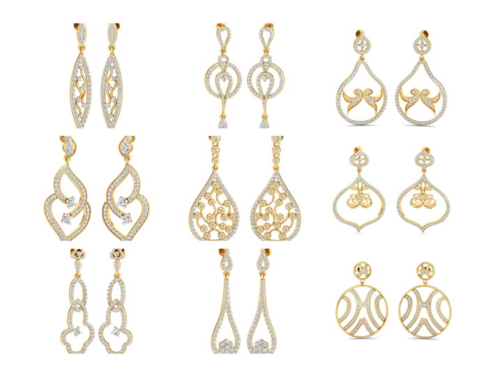 100 long earrings 06