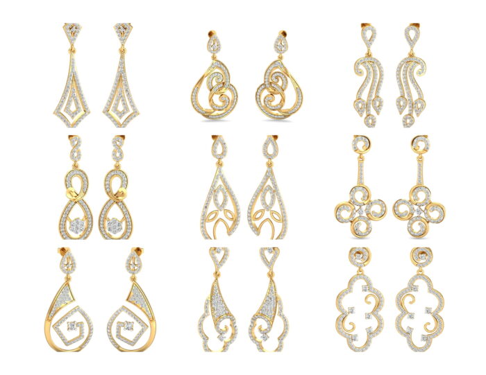 100 long earrings 07