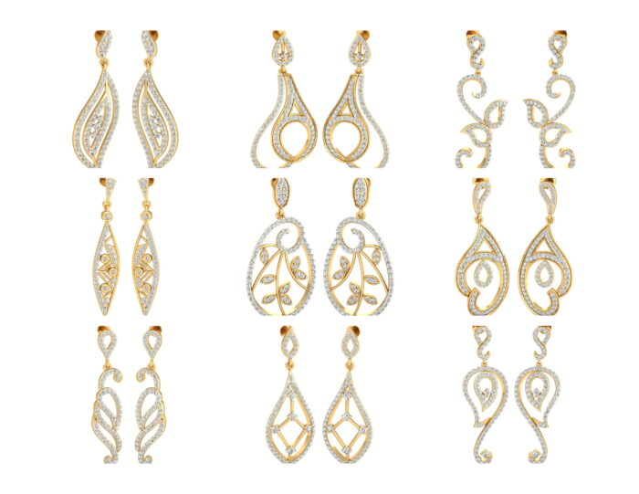 100 long earrings 08
