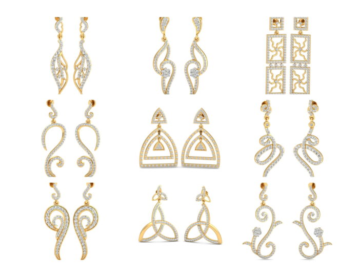 100 long earrings 09