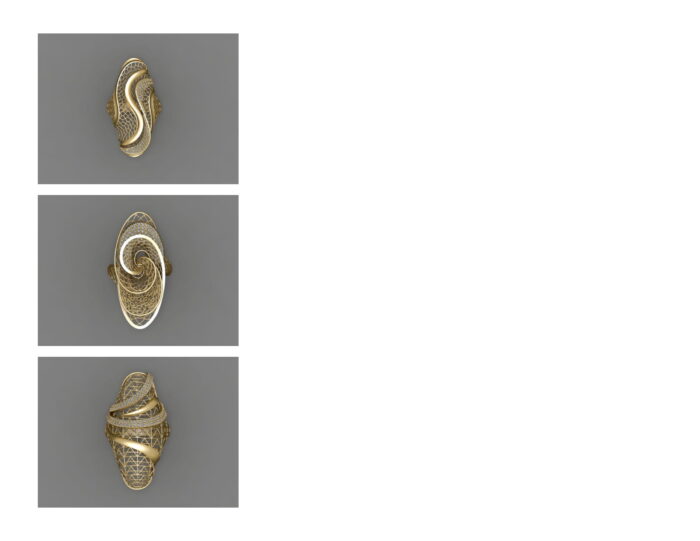 21 Light Weight Ladies Rings 3dm 3