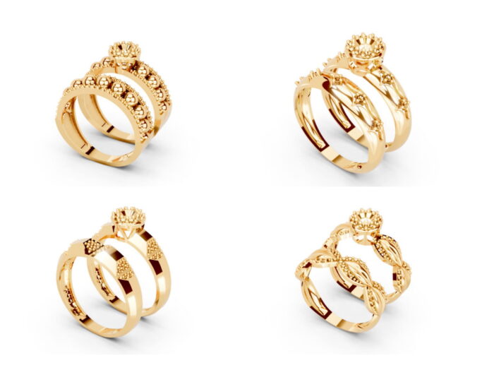 25 twin rings 3dm 3