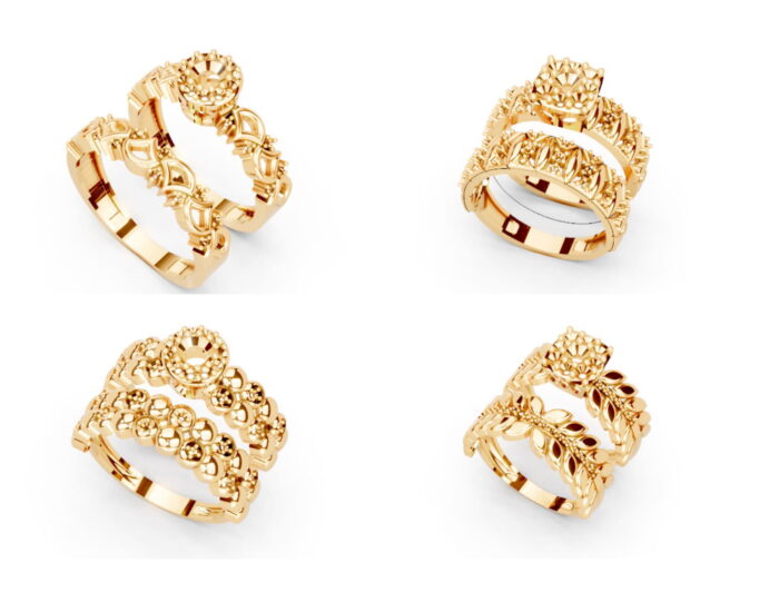 25 twin rings 3dm 4