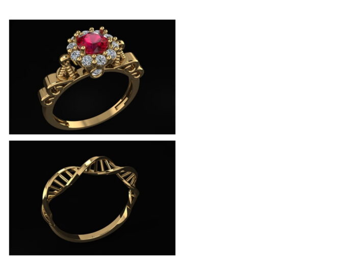 30 Antique Ladies Rings stl 8 1