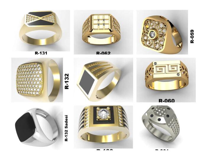 TW Gents Rings 55 3dm 4
