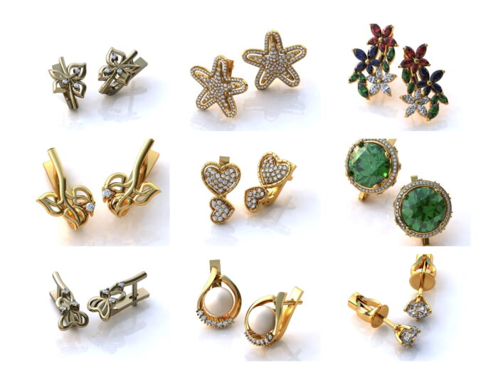 New Stylish Earrings 3dm 02