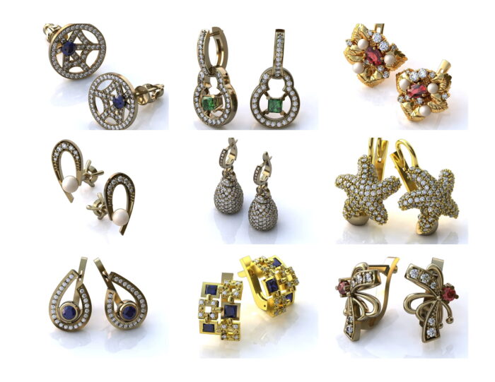 New Stylish Earrings 3dm 04