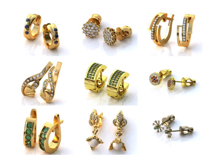 New Stylish Earrings 3dm 05