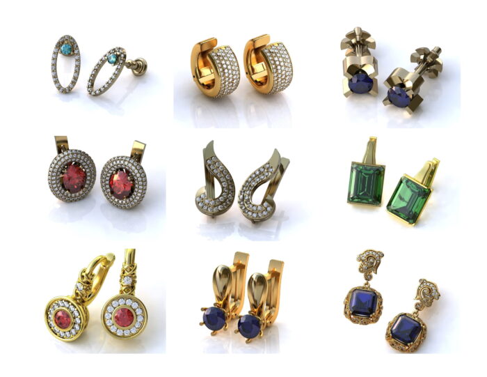 New Stylish Earrings 3dm 06