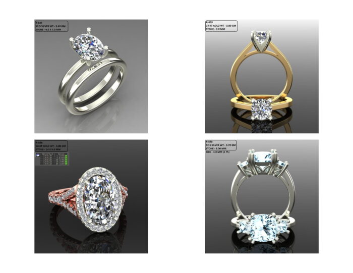 100 Solitaire Ring lot 1 10 rotated