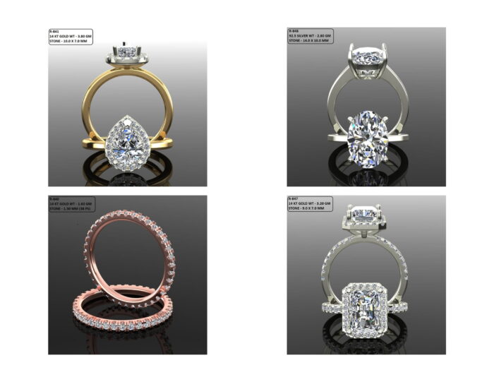 100 Solitaire Ring lot 1 11 rotated