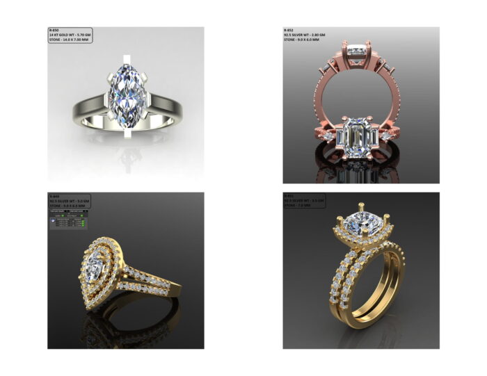 100 Solitaire Ring lot 1 12 rotated