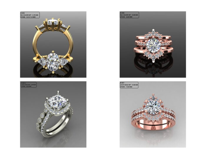 100 Solitaire Ring lot 1 14 rotated
