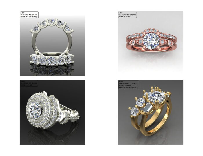 100 Solitaire Ring lot 1 15 rotated