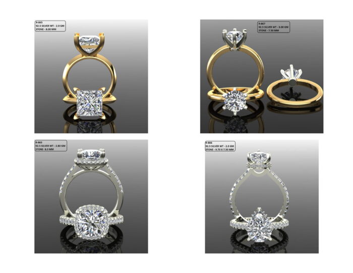 100 Solitaire Ring lot 1 16 rotated