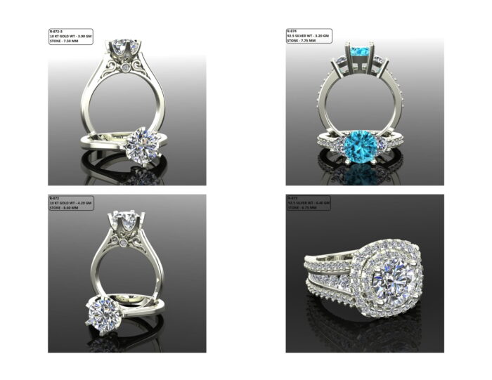 100 Solitaire Ring lot 1 18 rotated