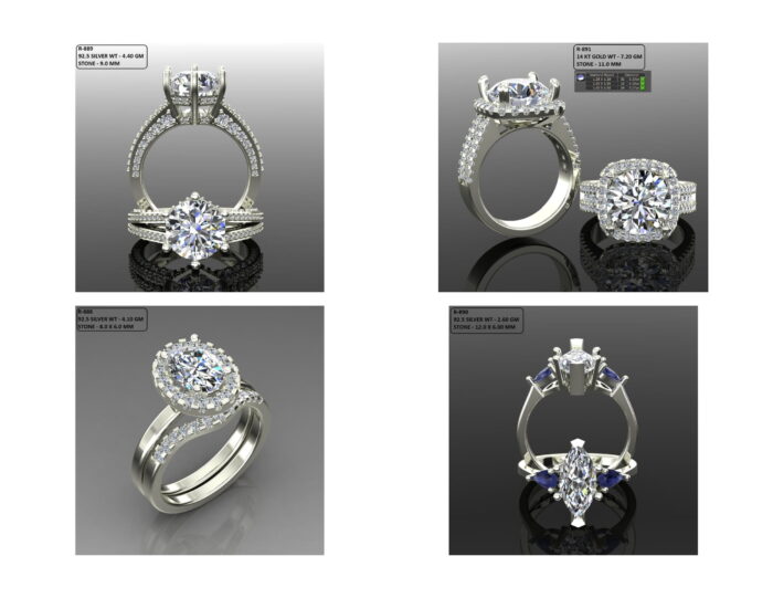 100 Solitaire Ring lot 1 21 rotated