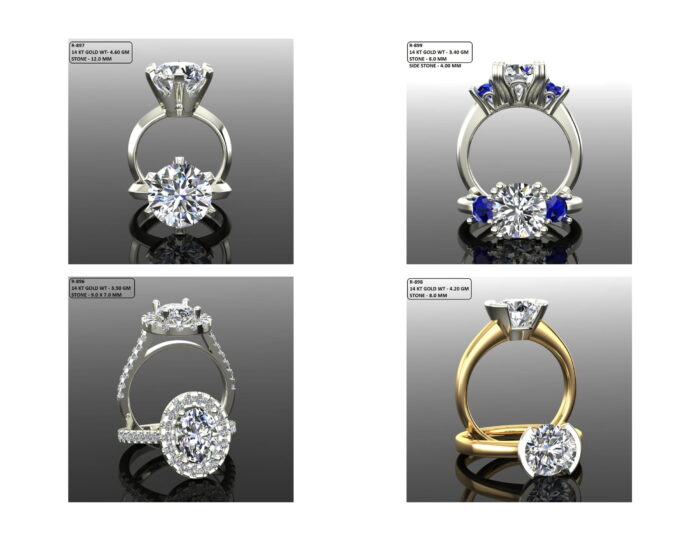100 Solitaire Ring lot 1 23 rotated