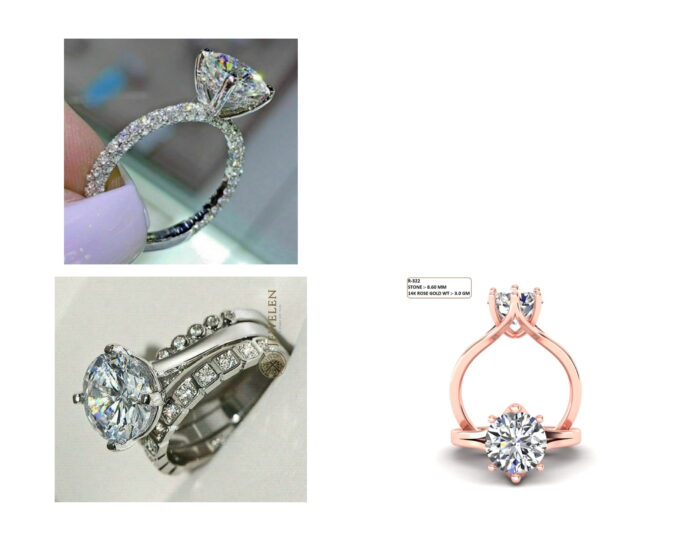 100 Solitaire Ring lot 1 24 rotated