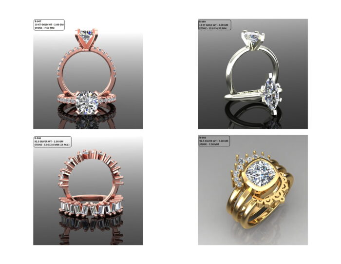 100 Solitaire Ring lot 2 11 rotated