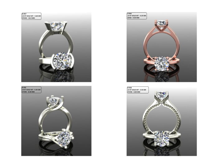 100 Solitaire Ring lot 2 14 rotated