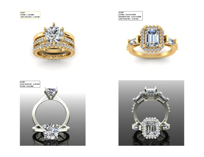 100 Solitaire Ring lot 3 11 rotated