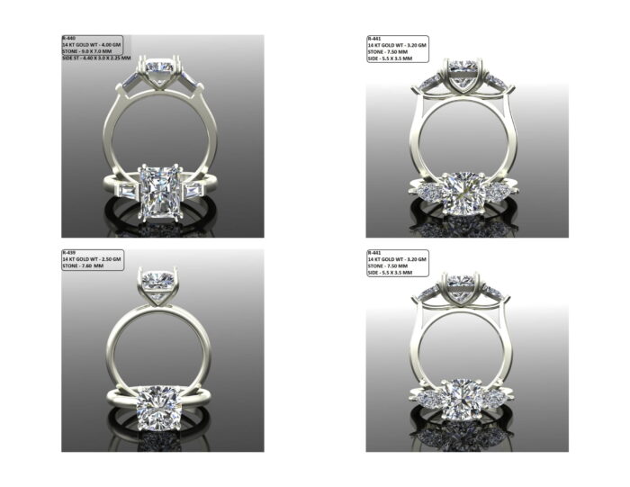 100 Solitaire Ring lot 3 12 rotated