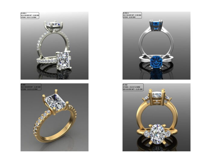 100 Solitaire Ring lot 3 14 rotated