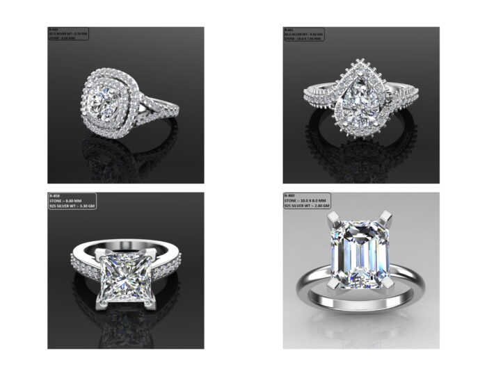 100 Solitaire Ring lot 3 16 rotated
