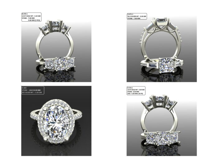 100 Solitaire Ring lot 3 18 rotated