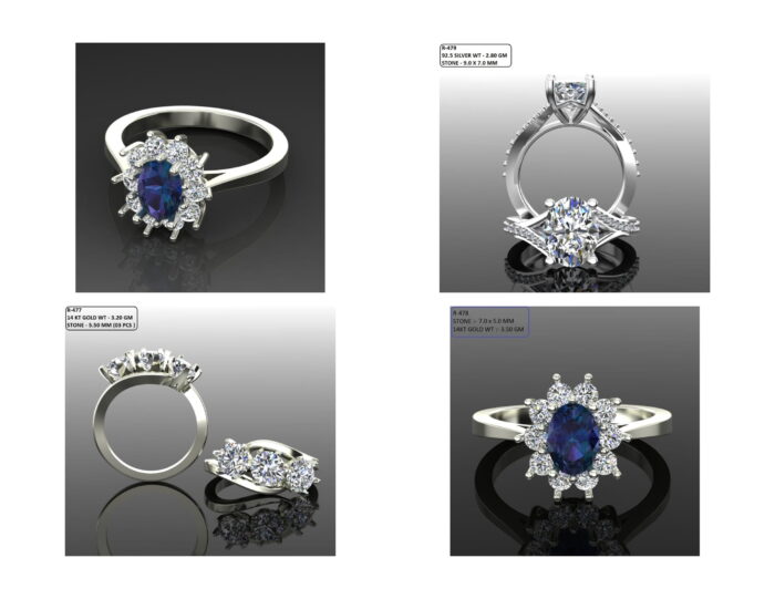 100 Solitaire Ring lot 3 20 rotated