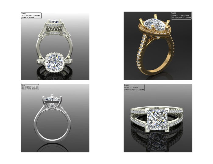 100 Solitaire Ring lot 3 21 rotated