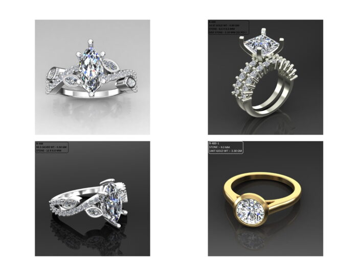 100 Solitaire Ring lot 3 22 rotated