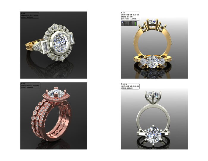 100 Solitaire Ring lot 4 17 rotated