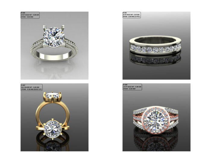 100 Solitaire Ring lot 4 22 rotated