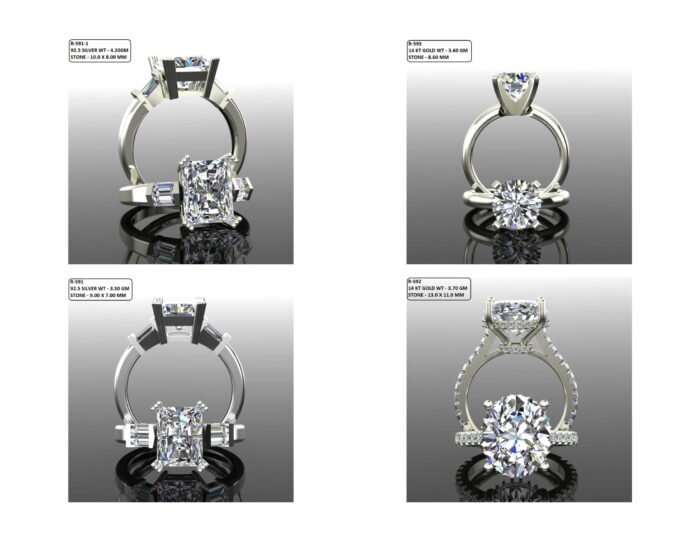 100 Solitaire Ring lot 4 23 rotated