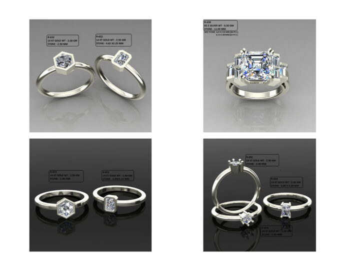 100 Solitaire Ring lot 5 14 rotated