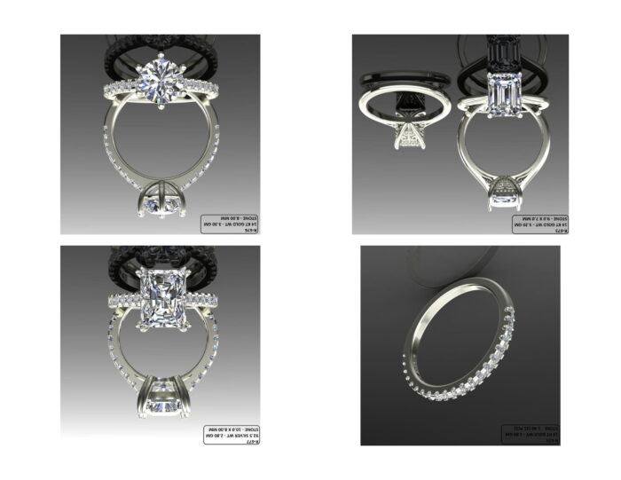 100 Solitaire Ring lot 5 19 rotated