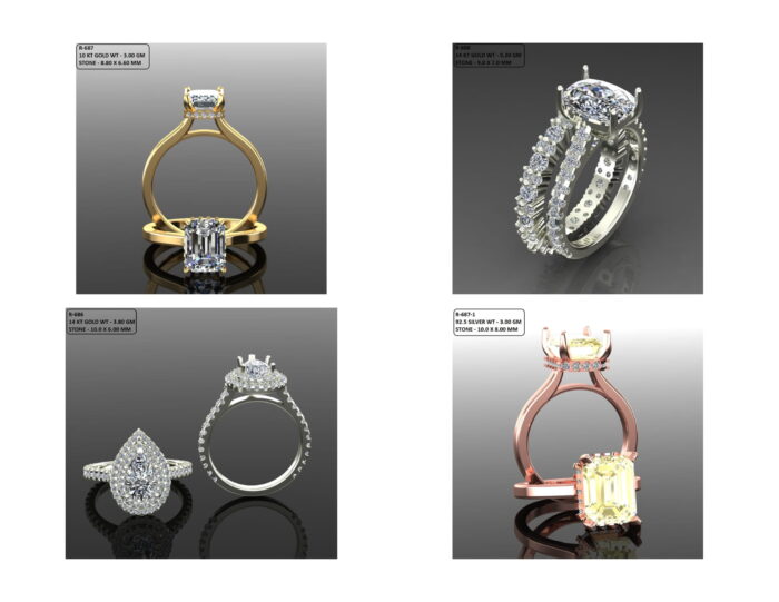 100 Solitaire Ring lot 5 22 rotated