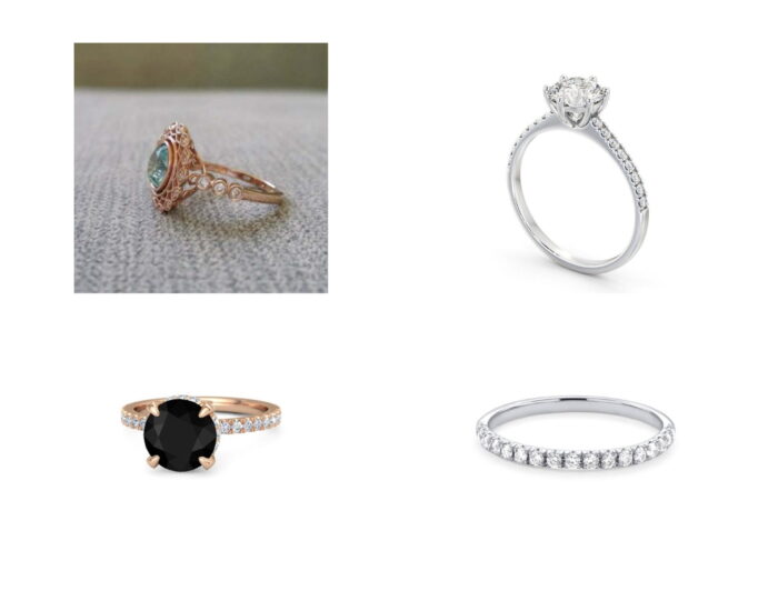 100 Solitaire Ring lot 5 24 rotated